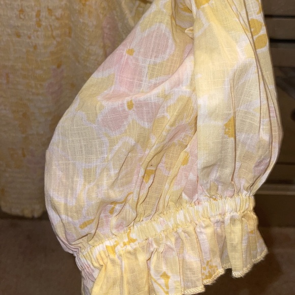 Billabong Yellow Blouse - Picture 3 of 6